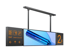 Double Sided Screen（36.5”, Other Sizes Optional)